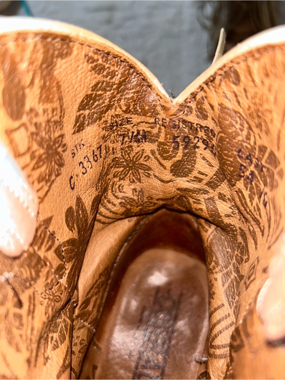 Fringe Western Heeled Boots in Tan by - Picture 4 of 4